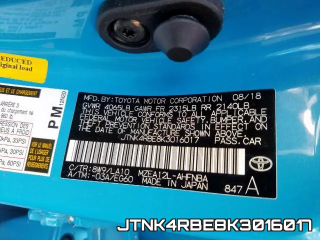 JTNK4RBE8K3016017 фото 2