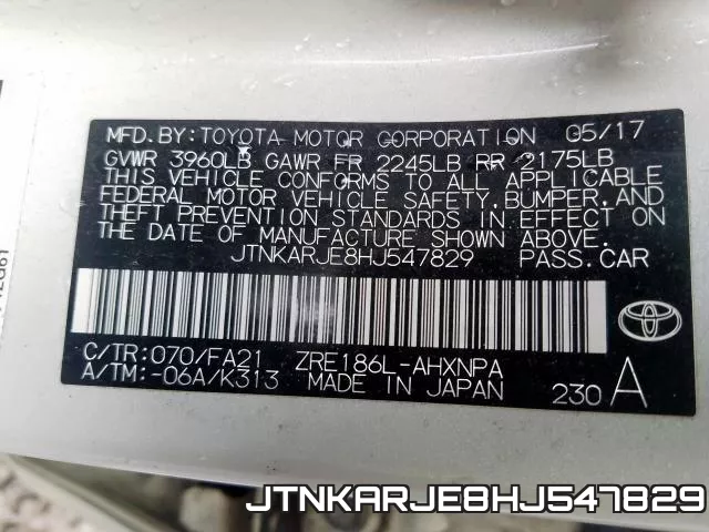 JTNKARJE8HJ547829 фото 2