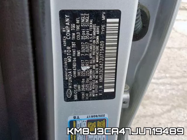 KM8J3CA47JU719489 фото 2