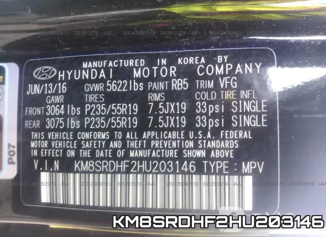KM8SRDHF2HU203146 фото 10