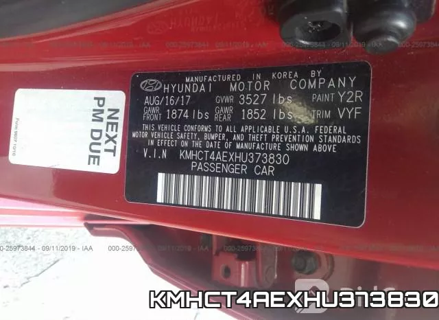 KMHCT4AEXHU373830 фото 10