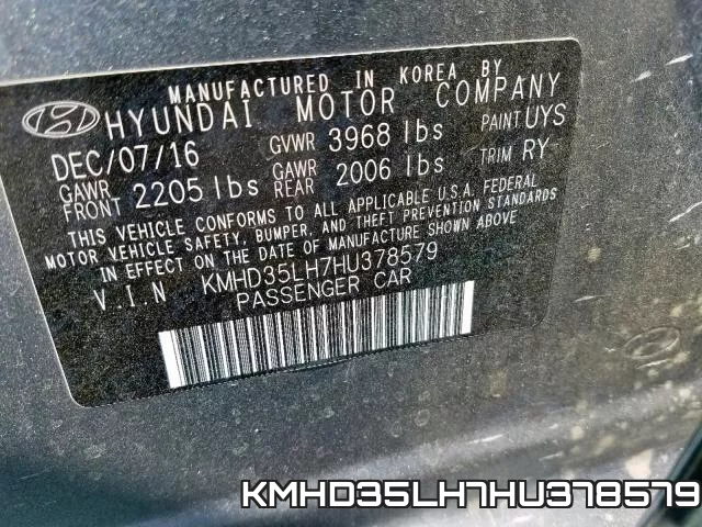 KMHD35LH7HU378579 фото 2