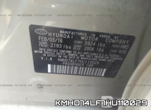 KMHD74LF7HU110029 фото 9