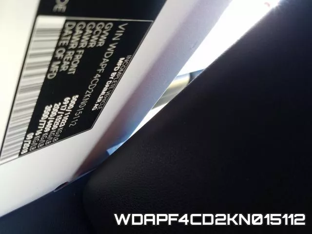 WDAPF4CD2KN015112 фото 2