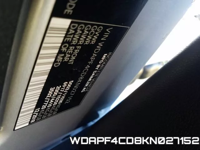 WDAPF4CD8KN027152 фото 2