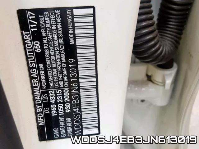 WDDSJ4EB3JN613019 фото 2
