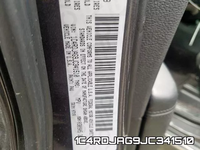 1C4RDJAG9JC341510 фото 2