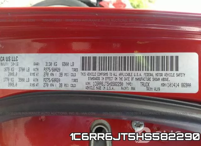 1C6RR6JT5HS582290 фото 10