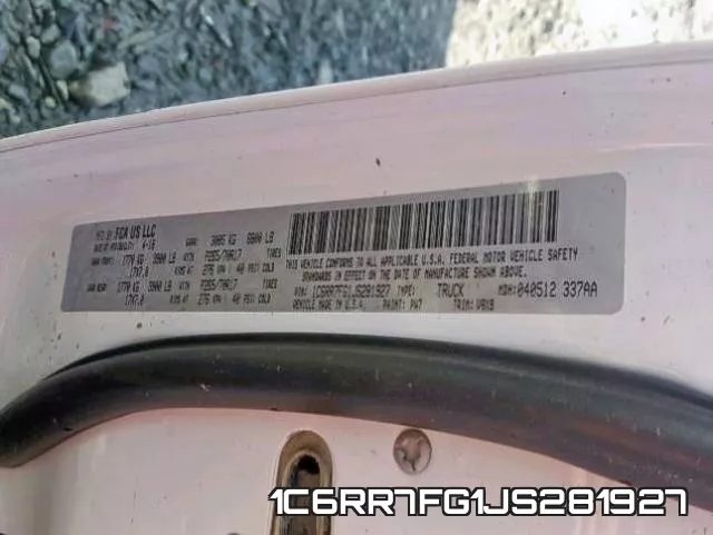 1C6RR7FG1JS281927 фото 2