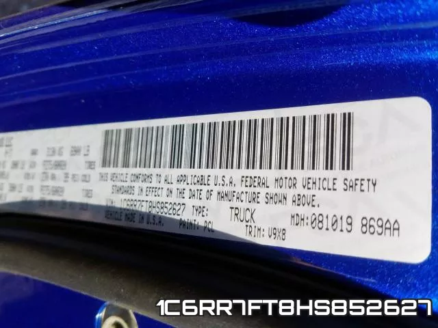 1C6RR7FT8HS852627 фото 2