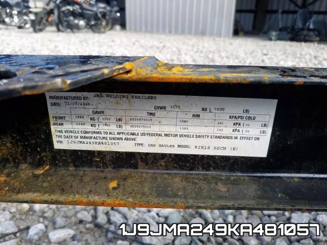 1J9JMA249KA481057 фото 2