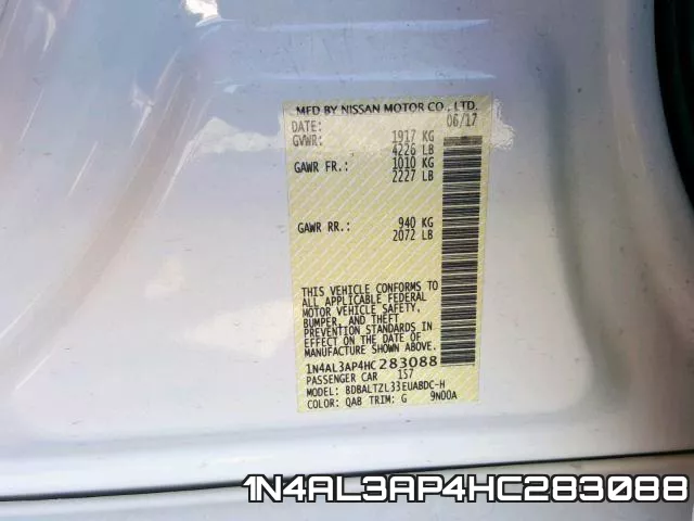 1N4AL3AP4HC283088 фото 2