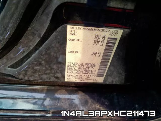 1N4AL3APXHC211473 фото 2