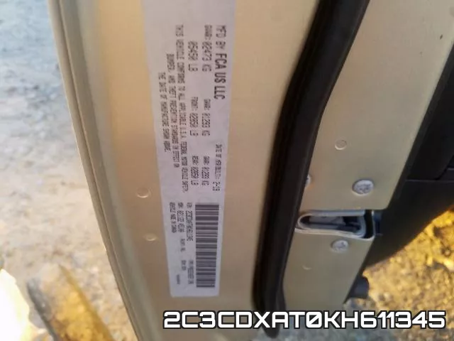 2C3CDXAT0KH611345 фото 2
