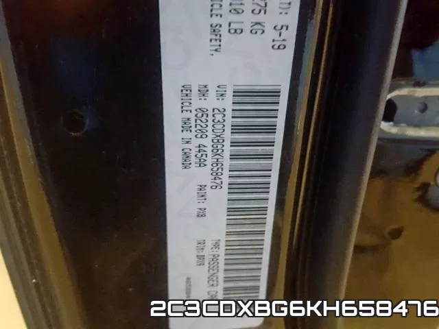 2C3CDXBG6KH658476 фото 2