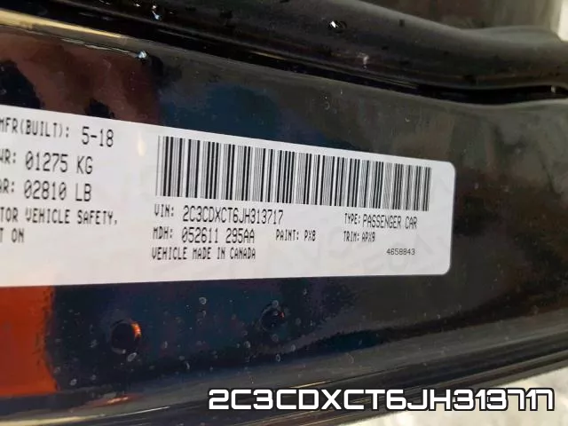 2C3CDXCT6JH313717 фото 2