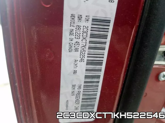 2C3CDXCT7KH522546 фото 2