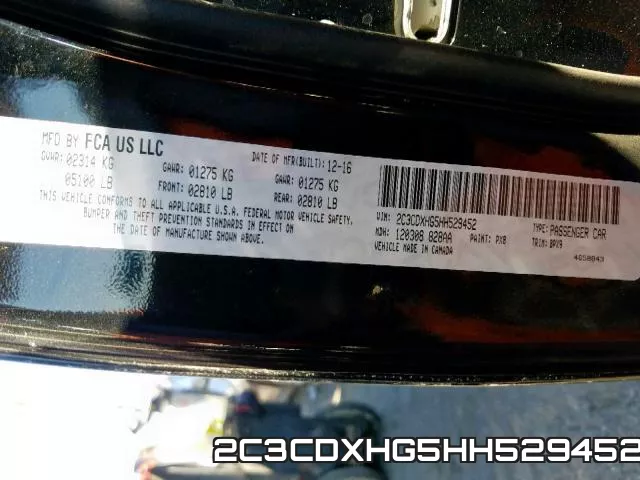 2C3CDXHG5HH529452 фото 2