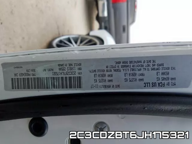 2C3CDZBT6JH175321 фото 2