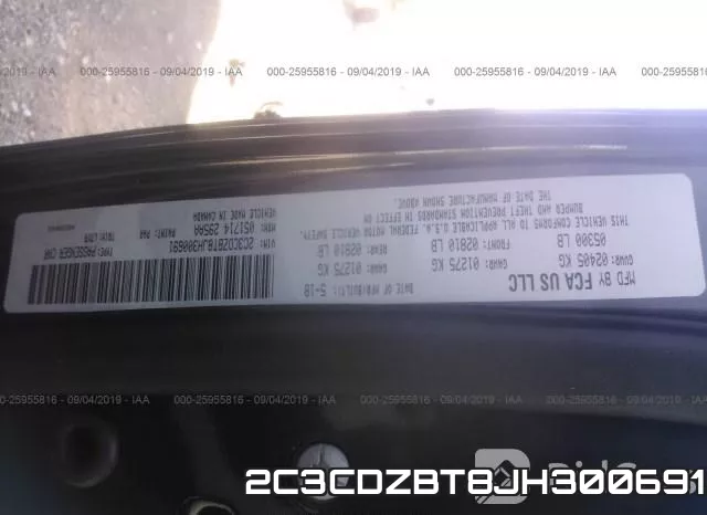 2C3CDZBT8JH300691 фото 10