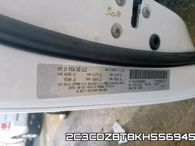 2C3CDZBT8KH556945 фото 2