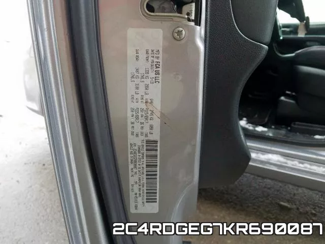 2C4RDGEG7KR690087 фото 2