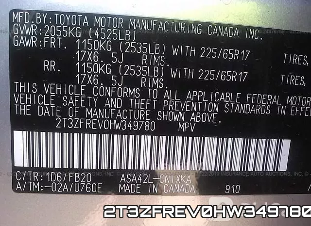 2T3ZFREV0HW349780 фото 9