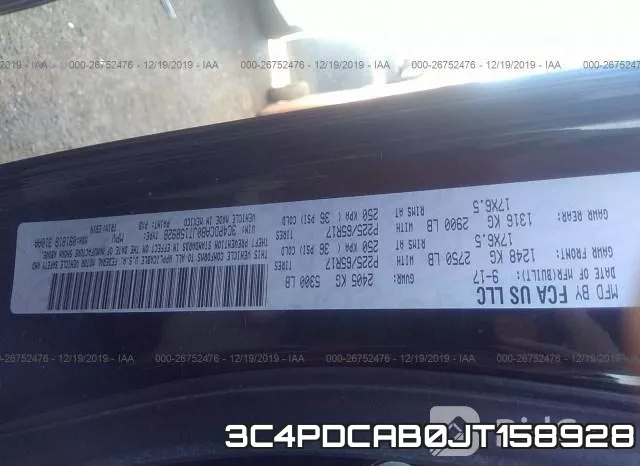 3C4PDCAB0JT158928 фото 8