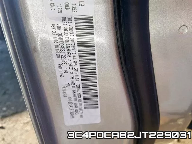 3C4PDCAB2JT229031 фото 2