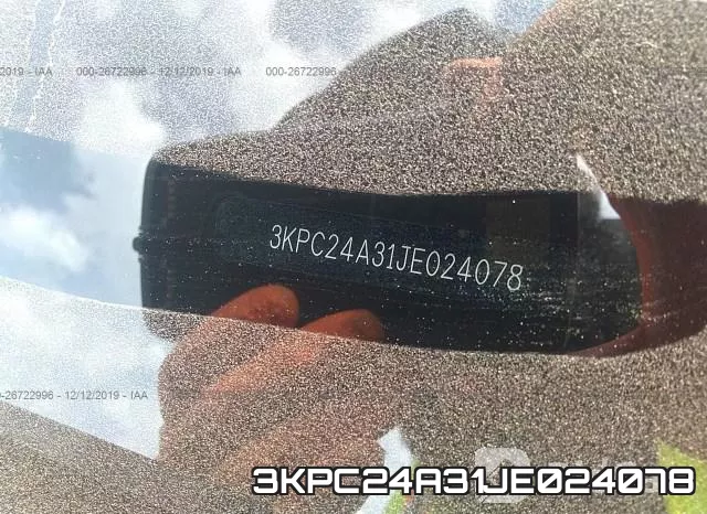 3KPC24A31JE024078 фото 8
