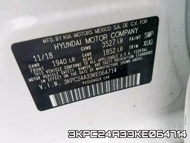 3KPC24A33KE064714 фото 2