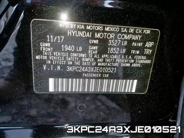 3KPC24A3XJE010521 фото 2