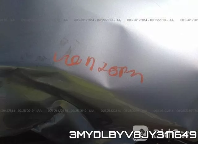 3MYDLBYV8JY317649 фото 2