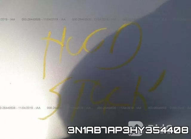 3N1AB7AP3HY354408 фото 2
