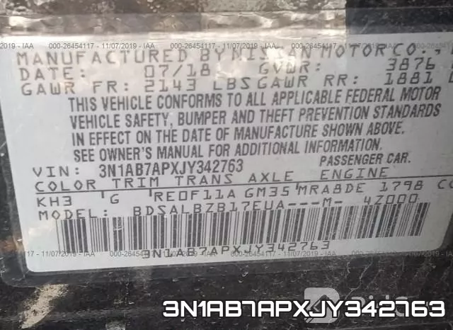 3N1AB7APXJY342763 фото 7
