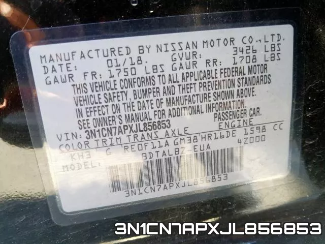 3N1CN7APXJL856853 фото 2