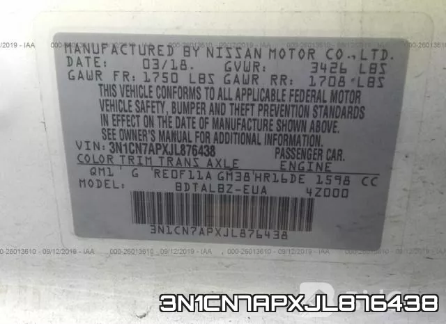 3N1CN7APXJL876438 фото 9