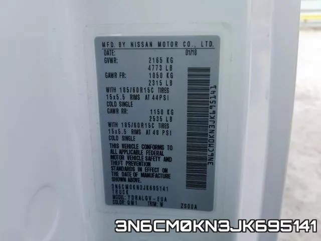 3N6CM0KN3JK695141 фото 2