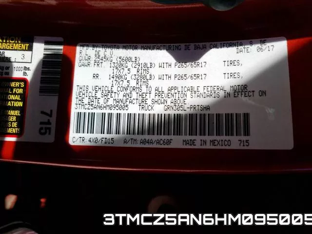 3TMCZ5AN6HM095005 фото 2
