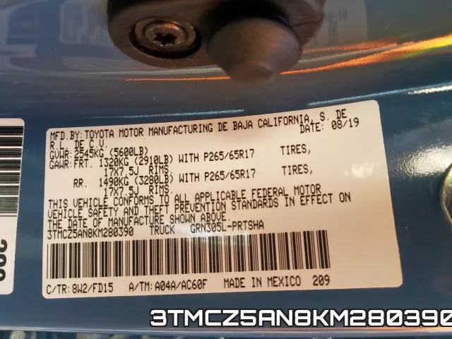 3TMCZ5AN8KM280390 фото 2