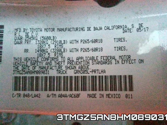 3TMGZ5AN8HM089031 фото 2