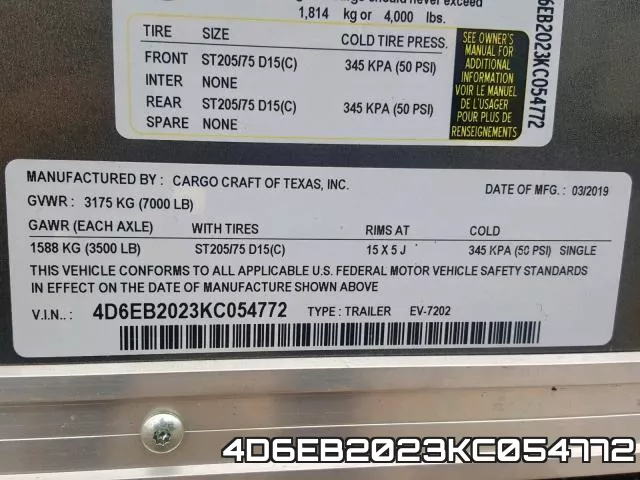 4D6EB2023KC054772 фото 2