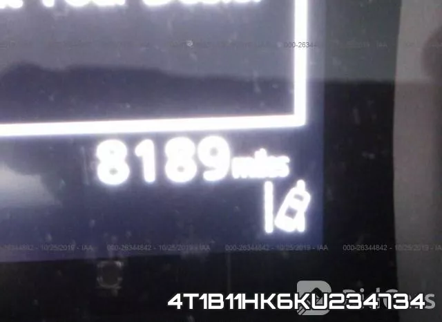 4T1B11HK6KU234734 фото 3