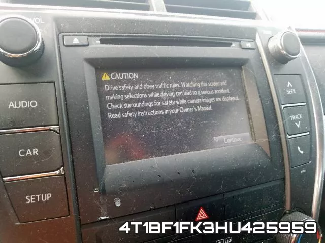 4T1BF1FK3HU425959 фото 9