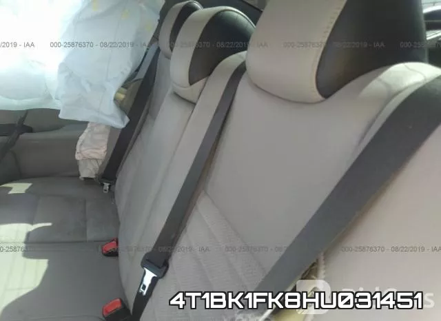 4T1BK1FK8HU031451 фото 9