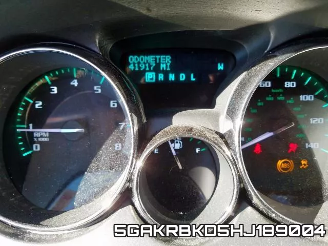 5GAKRBKD5HJ189004 фото 9