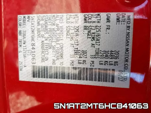 5N1AT2MT6HC841063 фото 2