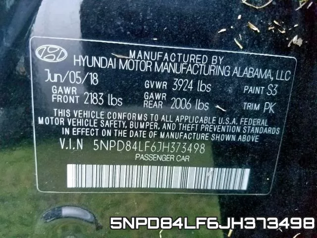 5NPD84LF6JH373498 фото 2