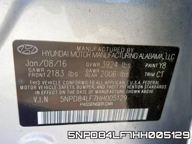 5NPD84LF7HH005129 фото 2