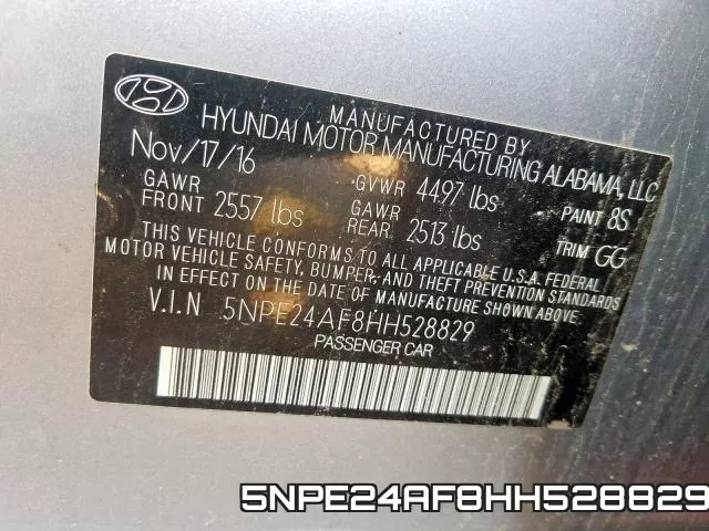 5NPE24AF8HH528829 фото 2